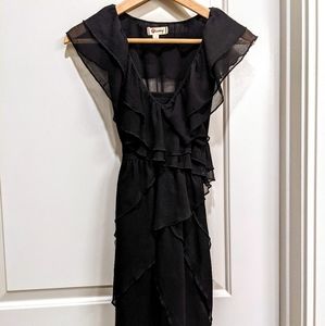 Black Ruffle Dress